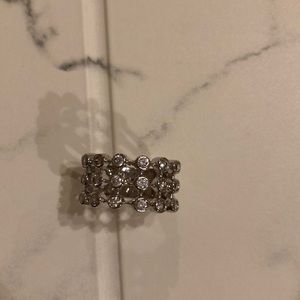 3 string silver band